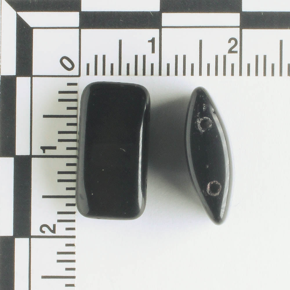 Carrier Glass Jet - 15 beads