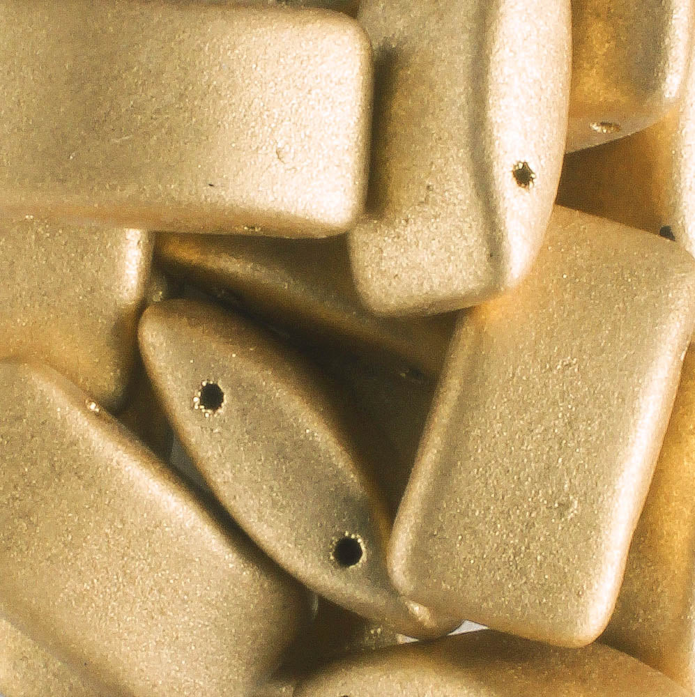 Carrier Glass Pale Gold - 15 beads