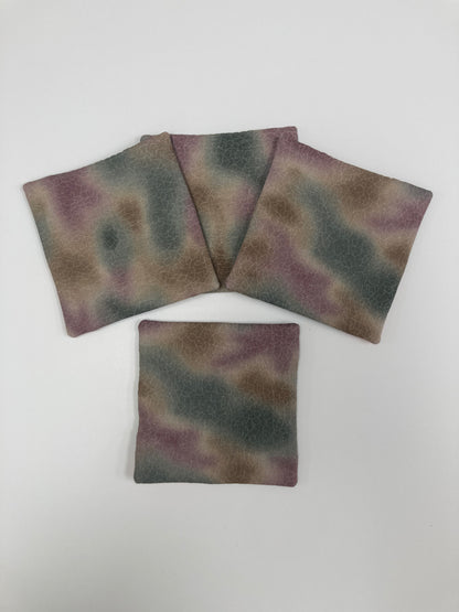 Canvas Coasters - Set of 4
