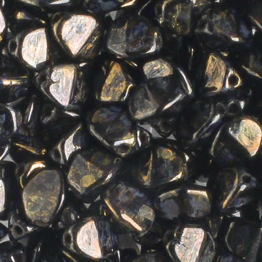 Pinch Bead Jet Bronze Picasso
