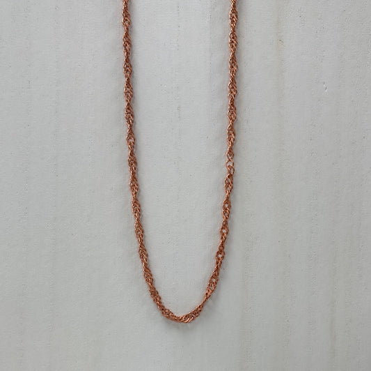 Copper Chain Necklace - 16"