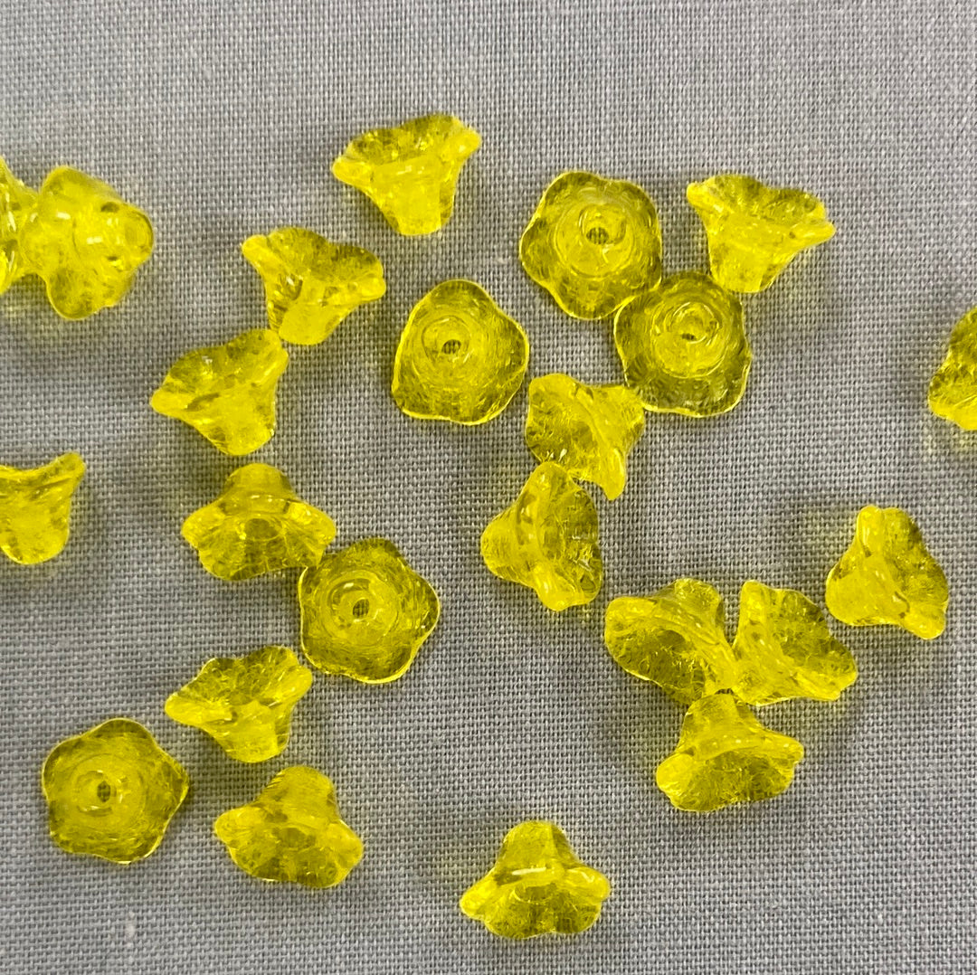 4x6mm Bell Flower - Yellow