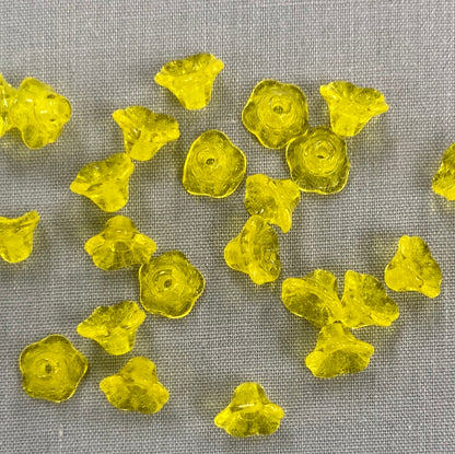 4x6mm Bell Flower - Yellow