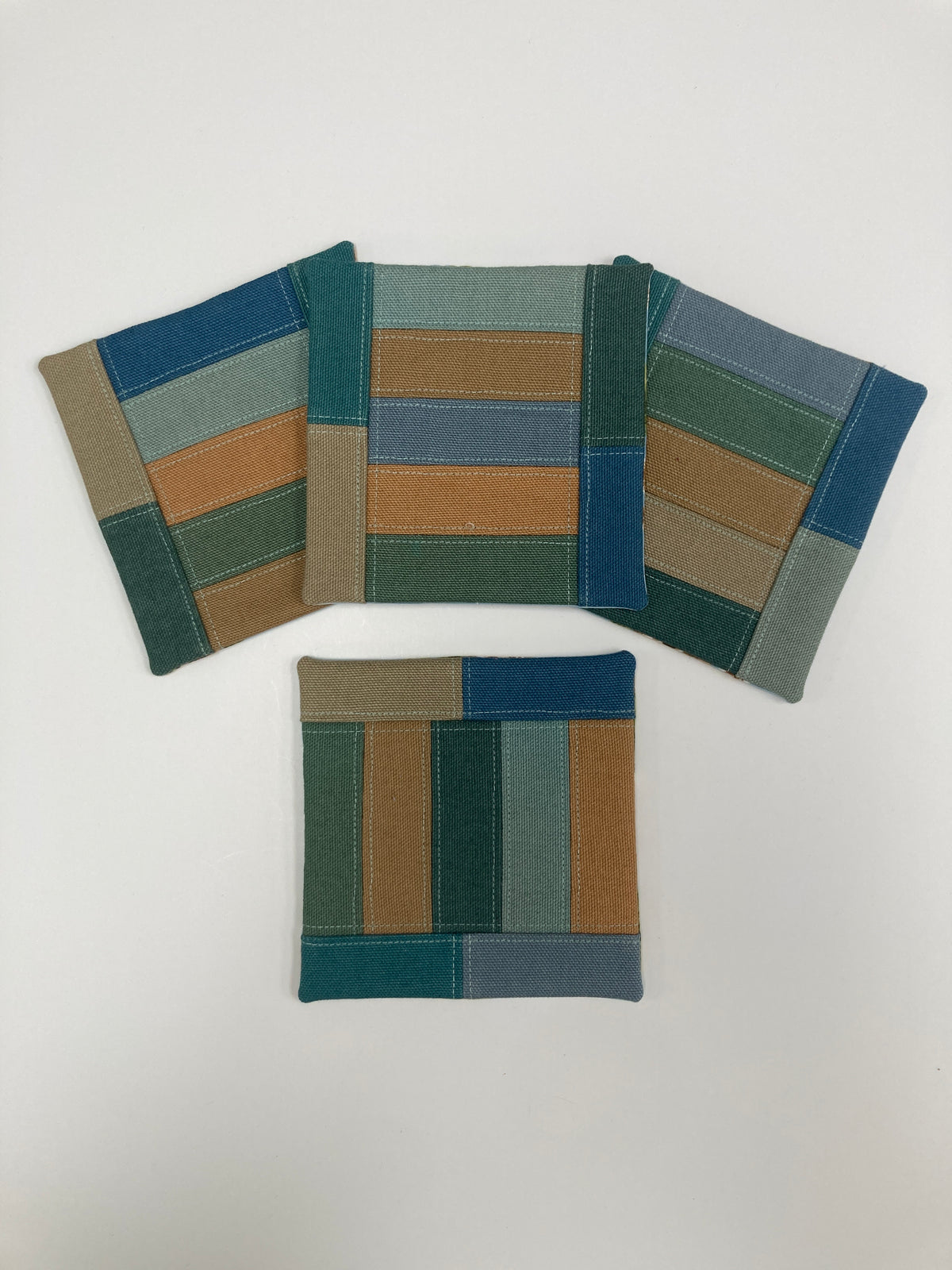 Canvas Coasters - Set of 4