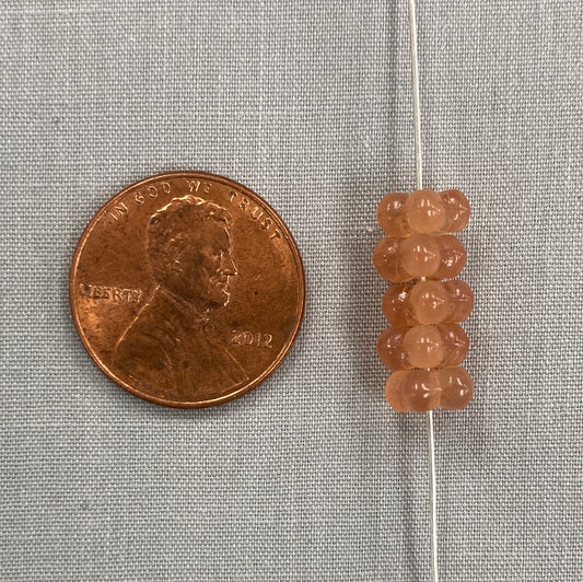 7mm Daisy Spacer- Apricot