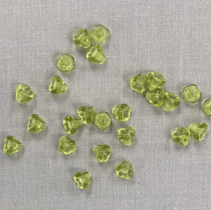 5x6mm Bell Flower - Green
