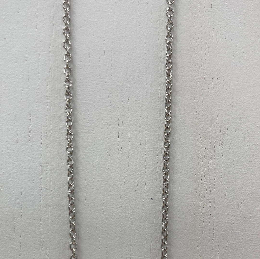 Silver Chain Necklace - 17.5" - qty 10