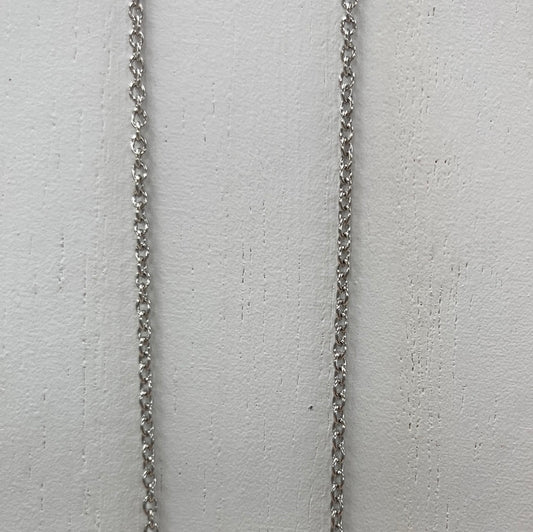 Silver Chain Necklace - 17.5"