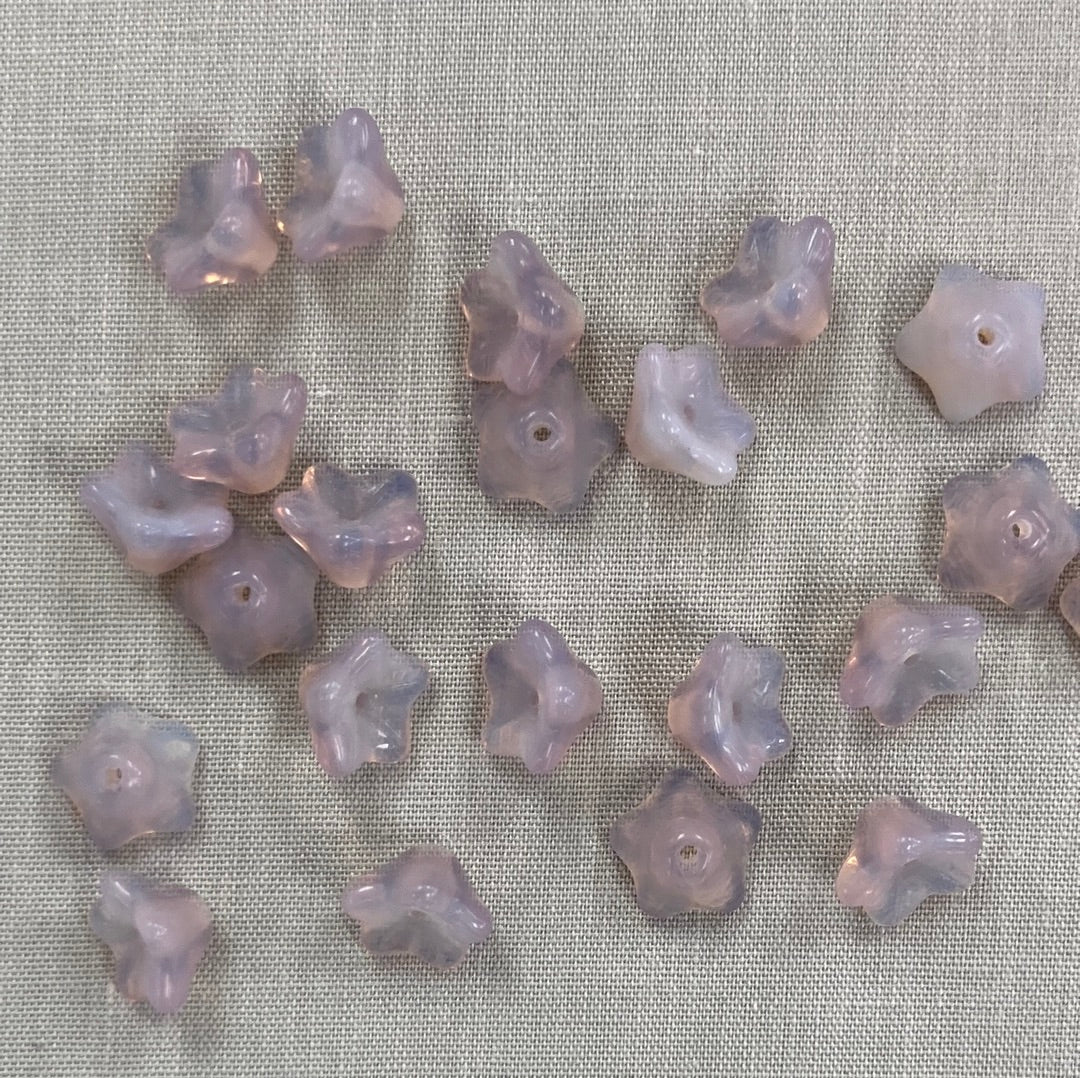 5x8mm Bell Flower - Light Milky Purple