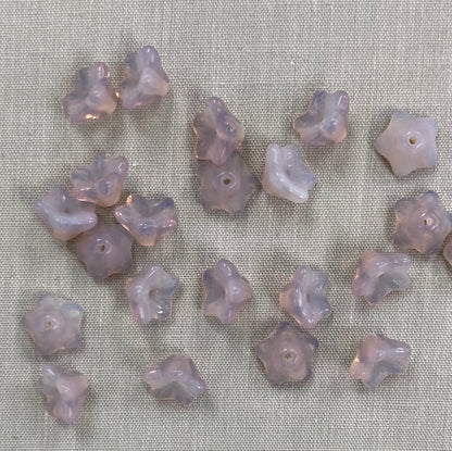 5x8mm Bell Flower - Light Milky Purple