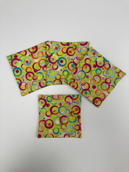 Canvas Coasters - Set of 4