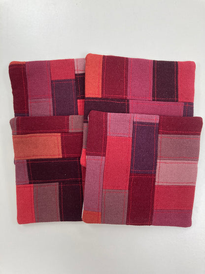 Canvas Coasters - Set of 4