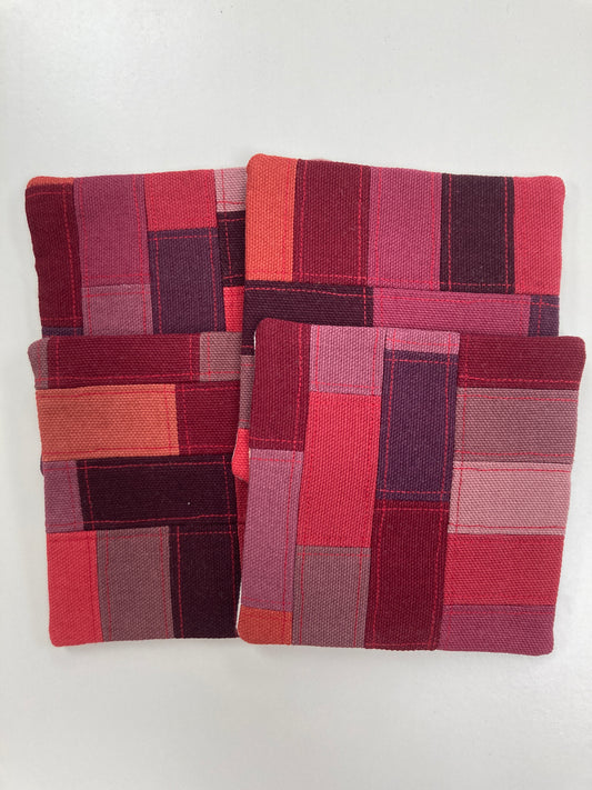 Canvas Coasters - Set of 4