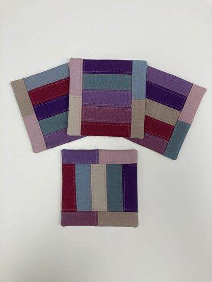 Canvas Coasters - Set of 4