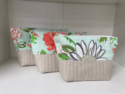 Set of 3 Nesting Zippered Pouches