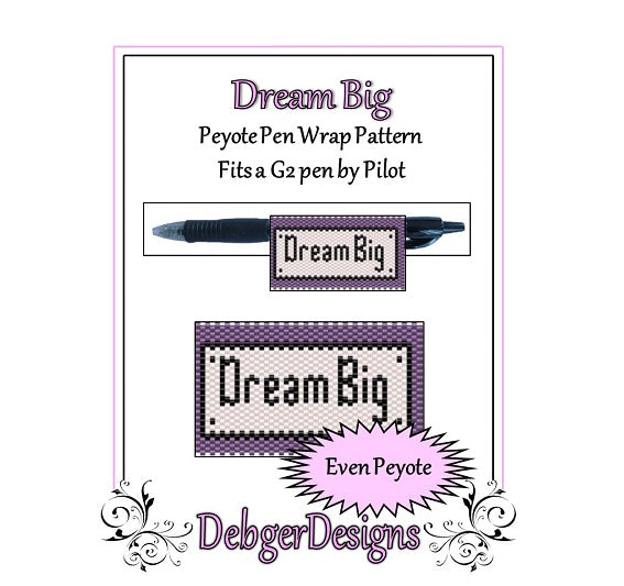 Dream Big Pen Wrap Pattern - PDF