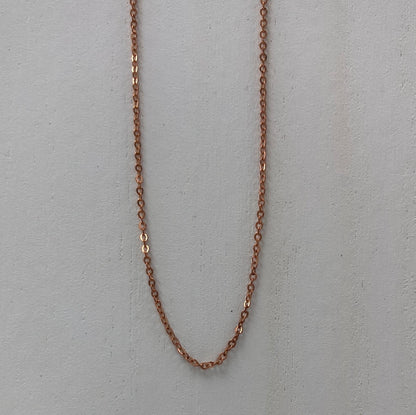 Copper Chain Necklace - 16"