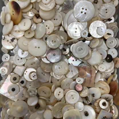 Button Assortment - Mother of Pearl and Shell