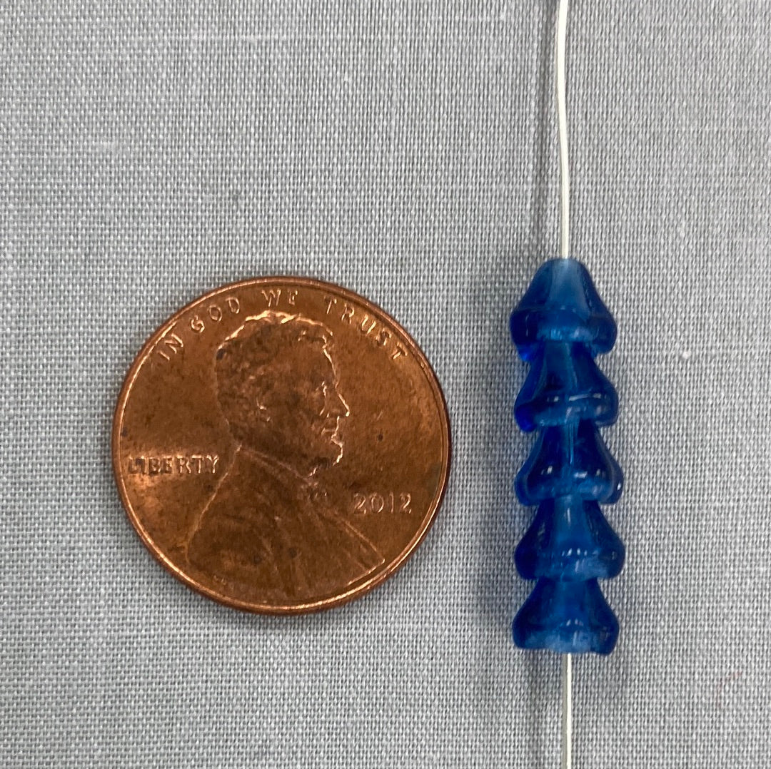5x6mm Bell Flower - Blue