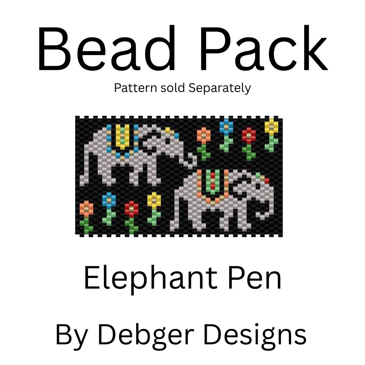 Elephant Pen Bead Pack