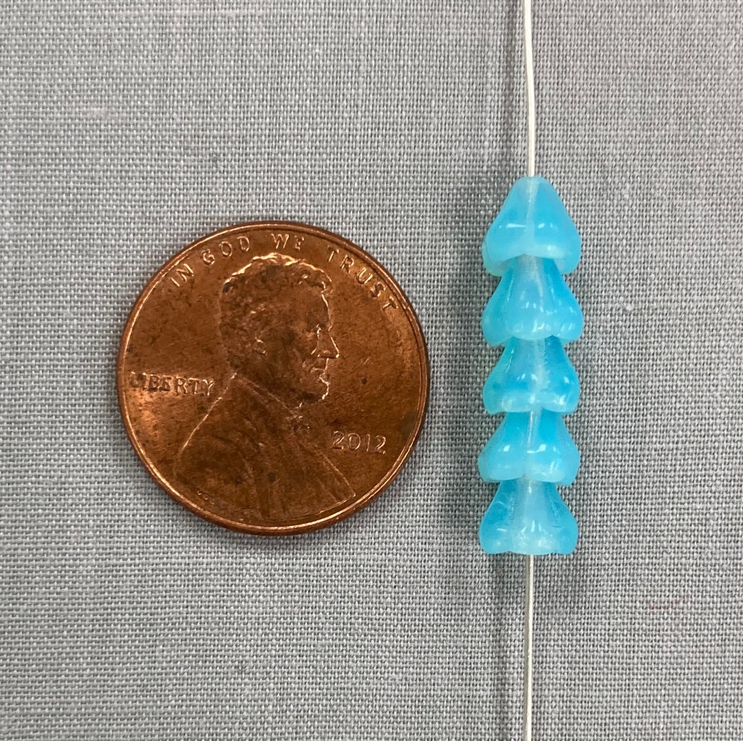 5x6mm Bell Flower - Light Blue