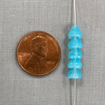 5x6mm Bell Flower - Light Blue