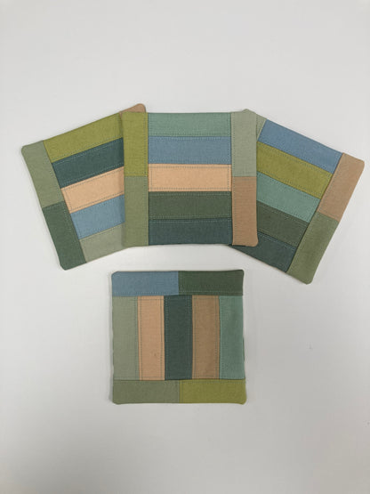 Canvas Coasters - Set of 4