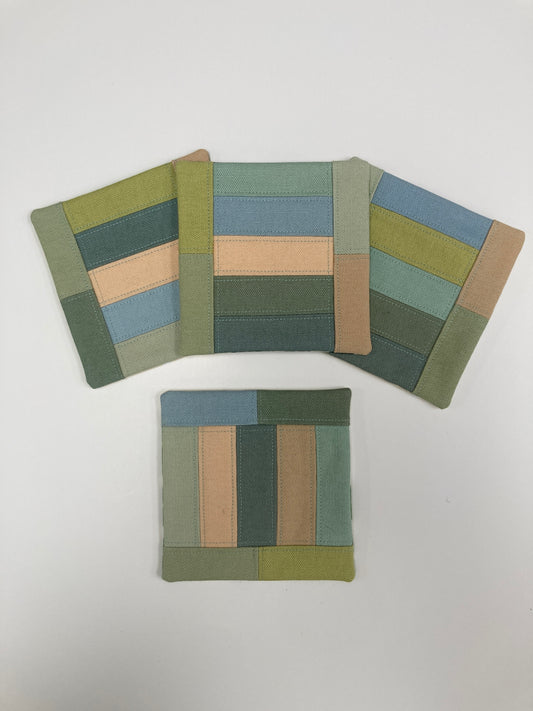Canvas Coasters - Set of 4