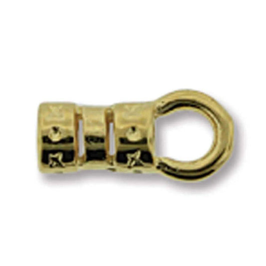 Crimp with Loop Gold