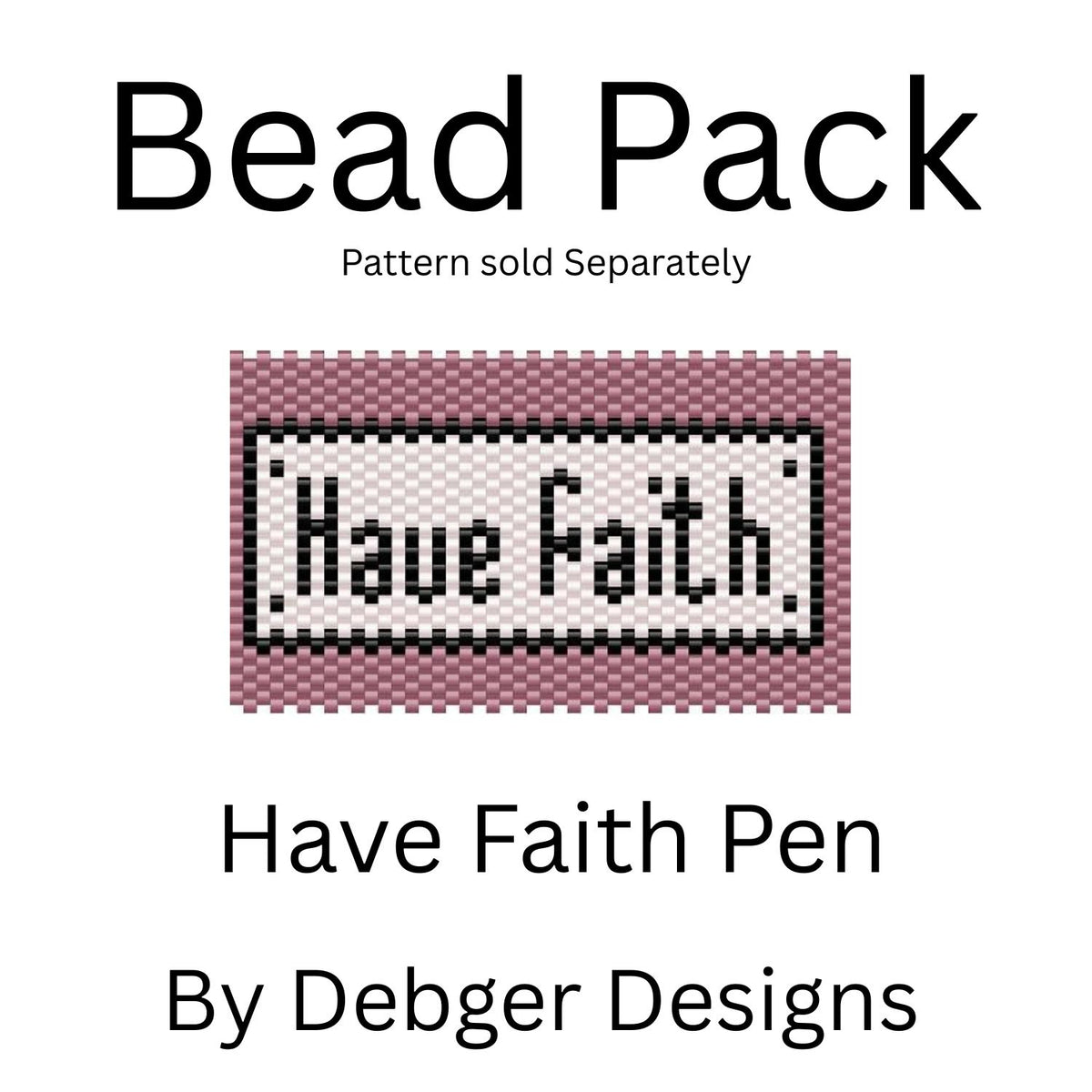 Have Faith Pen Bead Pack