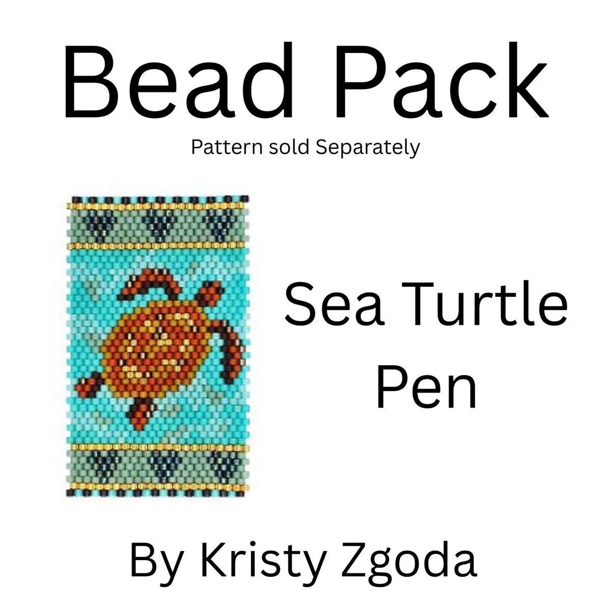 Sea Turtle Pen Bead Pack