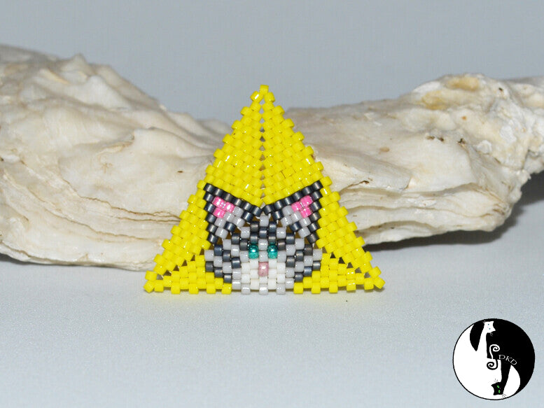 Gray Tabby Cat Triangle Pattern - PDF