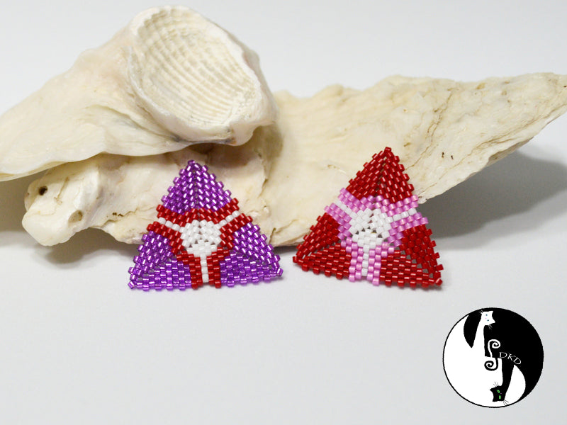 Hearts 1a and 1b Triangle Pattern - PDF