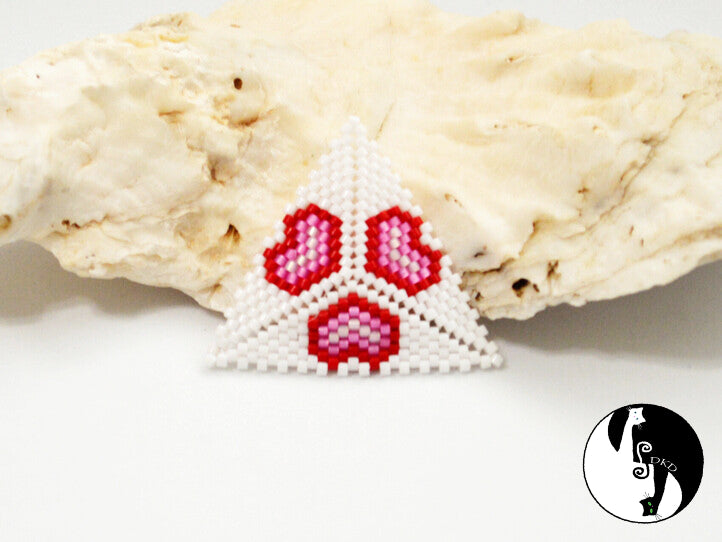 Hearts Triangle Pattern - PDF