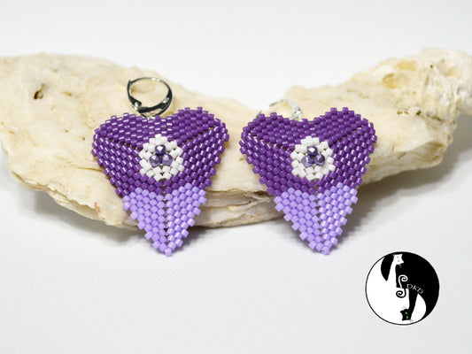 Hearts 2a and 2b Triangle Pattern - PDF