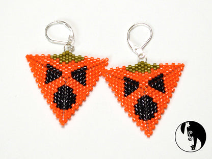 Spooky Pumpkin Triangle Pattern - PDF