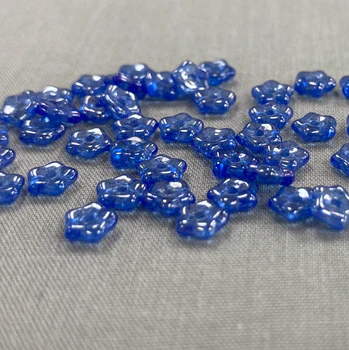 5mm Daisy Spacer- Blue Luster