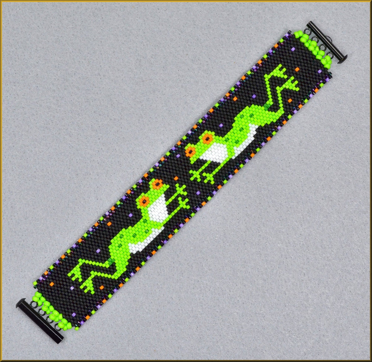 Leap Frogs Bracelet Pattern - PDF