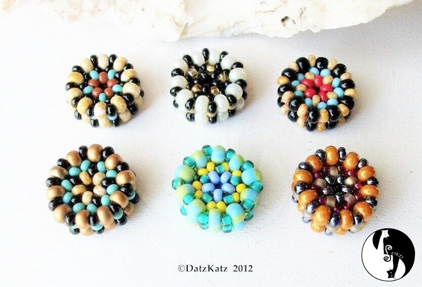 Manadala Rondelle Beaded Bead Pattern - PDF