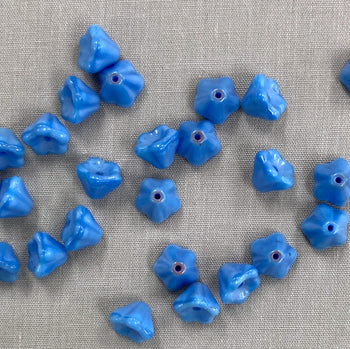 5x8mm Bell Flower - Blue