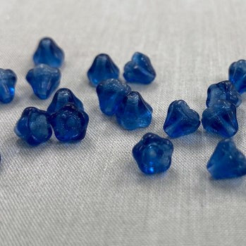 5x6mm Bell Flower - Blue