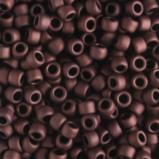 8/0 Frosted Dark Bronze - 10 grams
