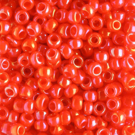 8/0 Opaque Rainbow Pumpkin - 10 grams