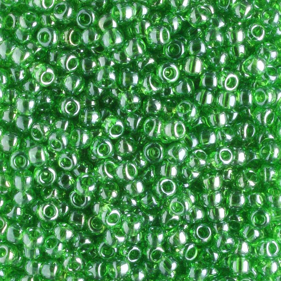 11/0 Transparent Luster Peridot - 10 grams