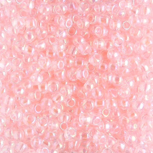 11/0 Dyed Rainbow Ballerina Pink - 10 grams