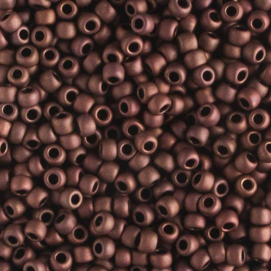 11/0 Frosted Dark Bronze - 10 grams