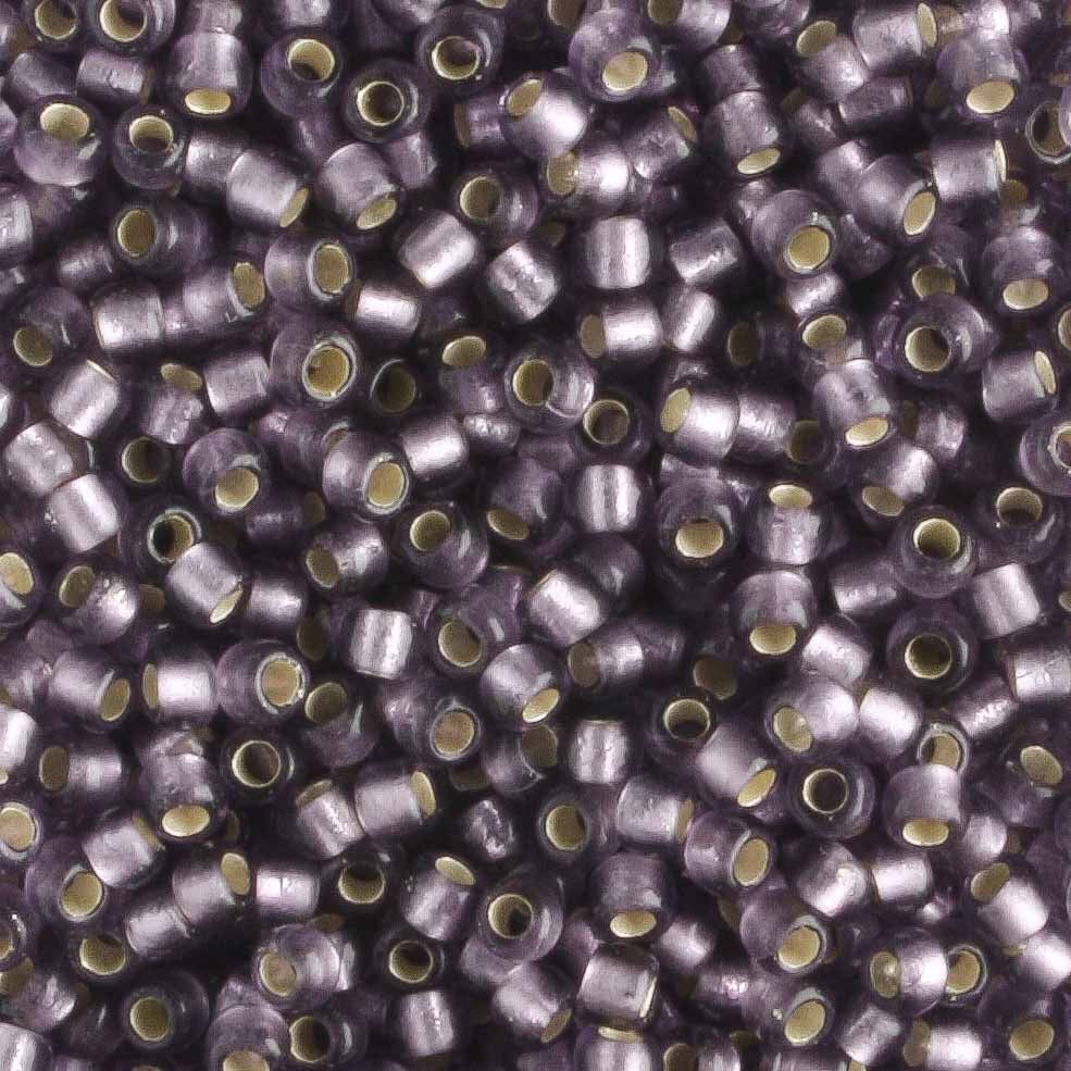 11/0 Silver Lined Frosted Tanzanite - 10 grams