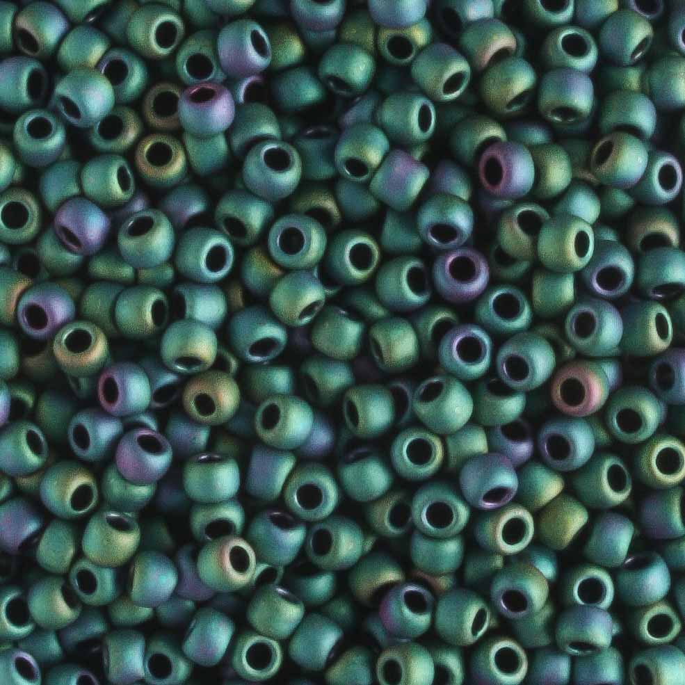 11/0 Matte Iris Teal  - 10 grams