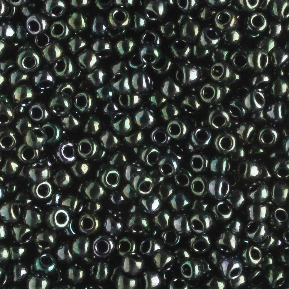 11/0 Metallic Moss - 10 grams