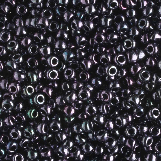 11/0 Metallic Amethyst Gunmetal - 10 grams